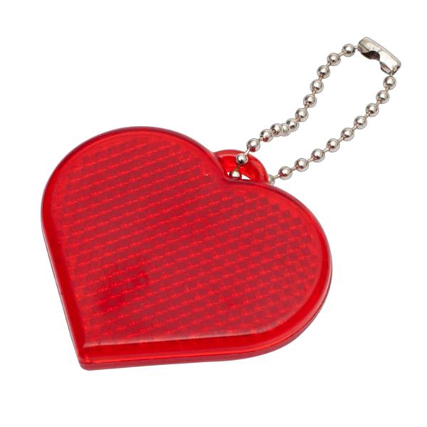 Zawieszka Heart Reflect, czerwony