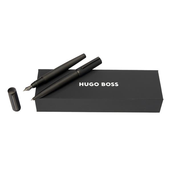 Zesatw upominkowy Hugo Boss pióro wieczne i długopis - HSQ4742A + HSQ4744A