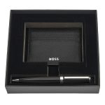 Zestaw upominkowy HUGO BOSS Długopis i etui na karty