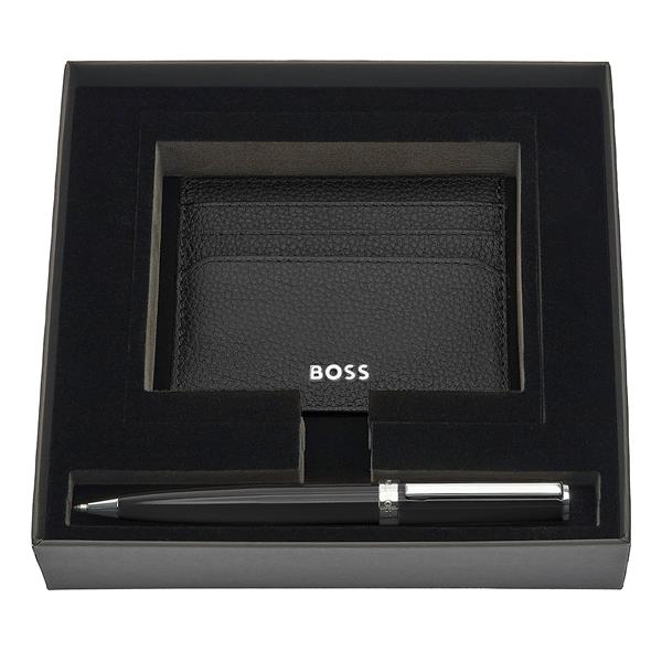 Zestaw upominkowy HUGO BOSS Długopis i etui na karty