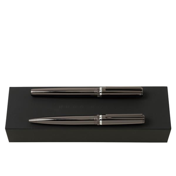 Zestaw upominkowy Hugo Boss długopis i pióro wieczne HSN9672D + HSN9674D