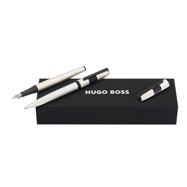 Zestaw upominkowy Hugo Boss pióro wieczne i długopis HSQ4832F + HSQ4834F