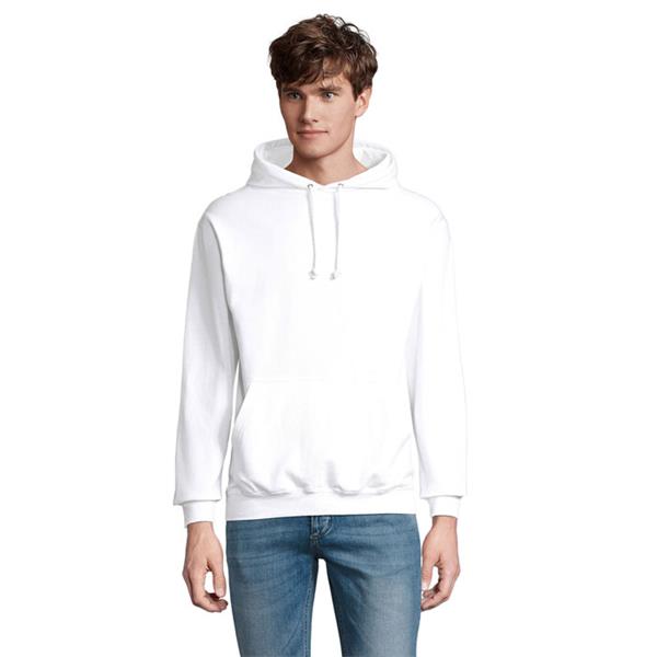 CONDOR Uni Bluza z kapturem - S03815-WH-XXS