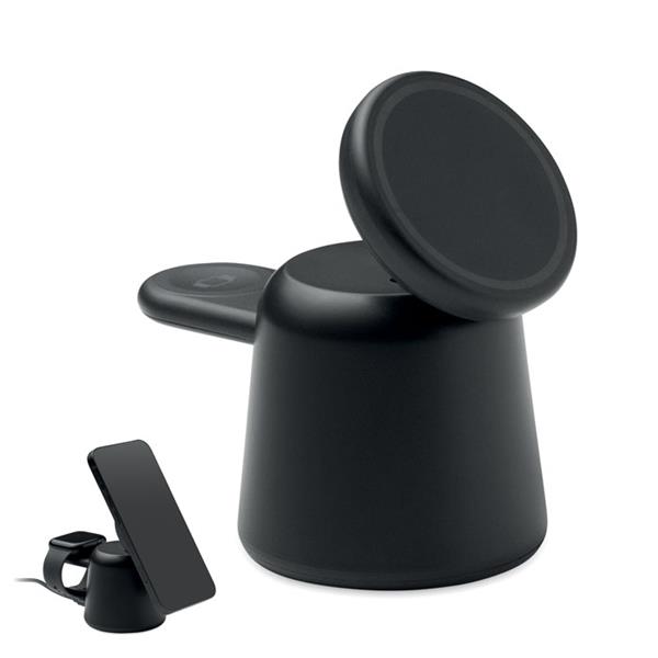 Ładowarka bezprzew 3 w 1, 15 W - MO2732-03