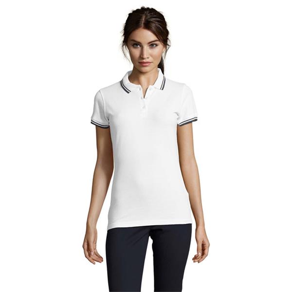 PASADENA damskie polo 200g - S00578-NW-S
