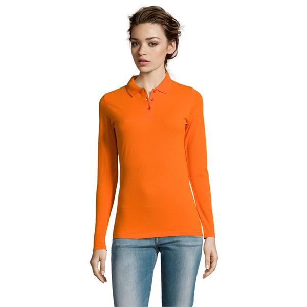 PERFECT Damskie LSL POLO180 - S02083-OR-M