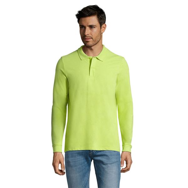 PERFECT MEN LSL POLO 180g - S02087-AG-XXL
