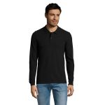 PERFECT MEN LSL POLO 180g - S02087-BK-L