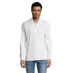 PERFECT MEN LSL POLO 180g - S02087-WH-S