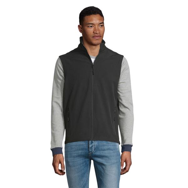 RACE BW MEN SOFTSHELL - S02887-BK-L