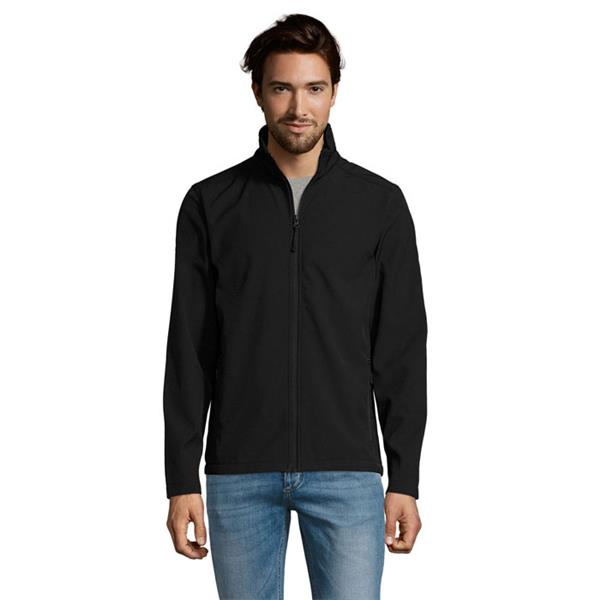 RACE męski softshell - S01195-BK-XXL