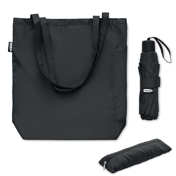 Zestaw torba z parasolem RPET 2 - MO2476-03