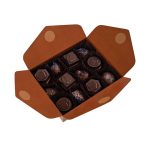 BOMBONIERKA CZEKOLADOWA MOZAIKA 12 SZT - 0624/XMAS