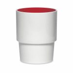 Barista biały-czerwony - KUBEK BARISTA