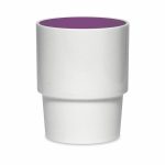 Barista biały-fioletowy - KUBEK BARISTA