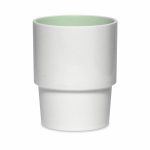 Barista biały-jasny zielony - KUBEK BARISTA