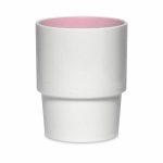 Barista biały-różowy - KUBEK BARISTA