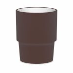Barista brązowy-biały - KUBEK BARISTA