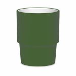 Barista ciemny zielony-biały - KUBEK BARISTA
