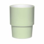 Barista jasny zielony mat-biały - KUBEK BARISTA