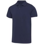 Beryl naturalna koszulka polo z recyklingu z krótkim rękawem, unisex, o gramaturze 220 g/m2