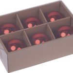 Bombki choinkowe LILLEHAMMER - czerwony