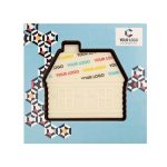 CZEKOLADOWY KSZTAŁT CHOCO4MAT DOMEK Z PIERNIKA PRINT - 0314P/GINGERBREADHOUSE