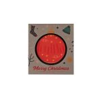 CZEKOLADOWY KSZTAŁT CHOCO4MAT MINI KOŁO PRINT - 0378P/CIRCLE/XMAS
