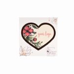 CZEKOLADOWY KSZTAŁT CHOCO4MAT SERCE PRINT - 0314P/HEART