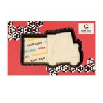 CZEKOLADOWY KSZTAŁT CHOCO4MAT WÓZEK WIDŁOWY PRINT - 0314P/FORKLIFT