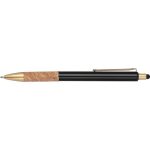 Długopis metalowy touch pen CAPRI - czarny