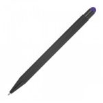 Długopis metalowy touch pen soft touch OHARA - fioletowy