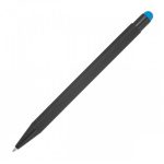 Długopis metalowy touch pen soft touch OHARA - jasnoniebieski