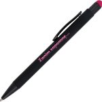 Długopis metalowy touch pen soft touch OHARA - różowy
