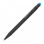 Długopis metalowy touch pen soft touch OHARA - turkusowy