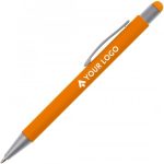 Długopis metalowy touch pen soft touch SALT LAKE CITY - pomarańczowy