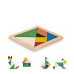 Drewniane puzzle Tangram - MO6693-40