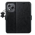 Etui skórzane Smart Luxe do Honor 400 Lite czarne