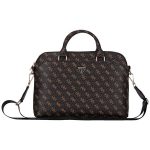 Guess torba Computer Bag New 4G Zipper Pocket & Triangle Logo do laptopa 15" czarna