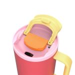 Kambukka Rio kubek termiczny ze słomką 950ml - Pink Papaya