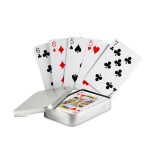 Karty do gry, metalowe pudełko - MO7529-16