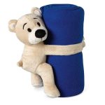 Koc polarowy z misiem. - MO8252-04