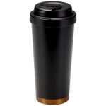 Kubek termiczny Hampton o pojemności 480 ml, wykonany ze stali nierdzewnej z recyklingu z certyfikacją RCS, z podwójnymi ścia