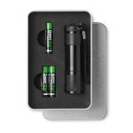 Metalowa latarka z 9 LED - KC6860-03