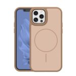 Nakładka Frame Thin Mag do iPhone 12 / 12 Pro 6,1" brązowa