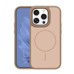 Nakładka Frame Thin Mag do iPhone 14 Pro 6,1" brązowa