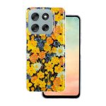 Nakładka Glow Glam do Motorola Moto G86 pomarańczowa