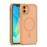 Nakładka Mag Matt do iPhone 11 brązowa camera protection
