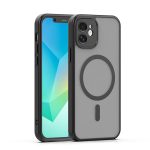Nakładka Mag Matt do iPhone 12 6,1" czarna camera protection