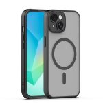 Nakładka Mag Matt do iPhone 15 6,1" czarna camera protection